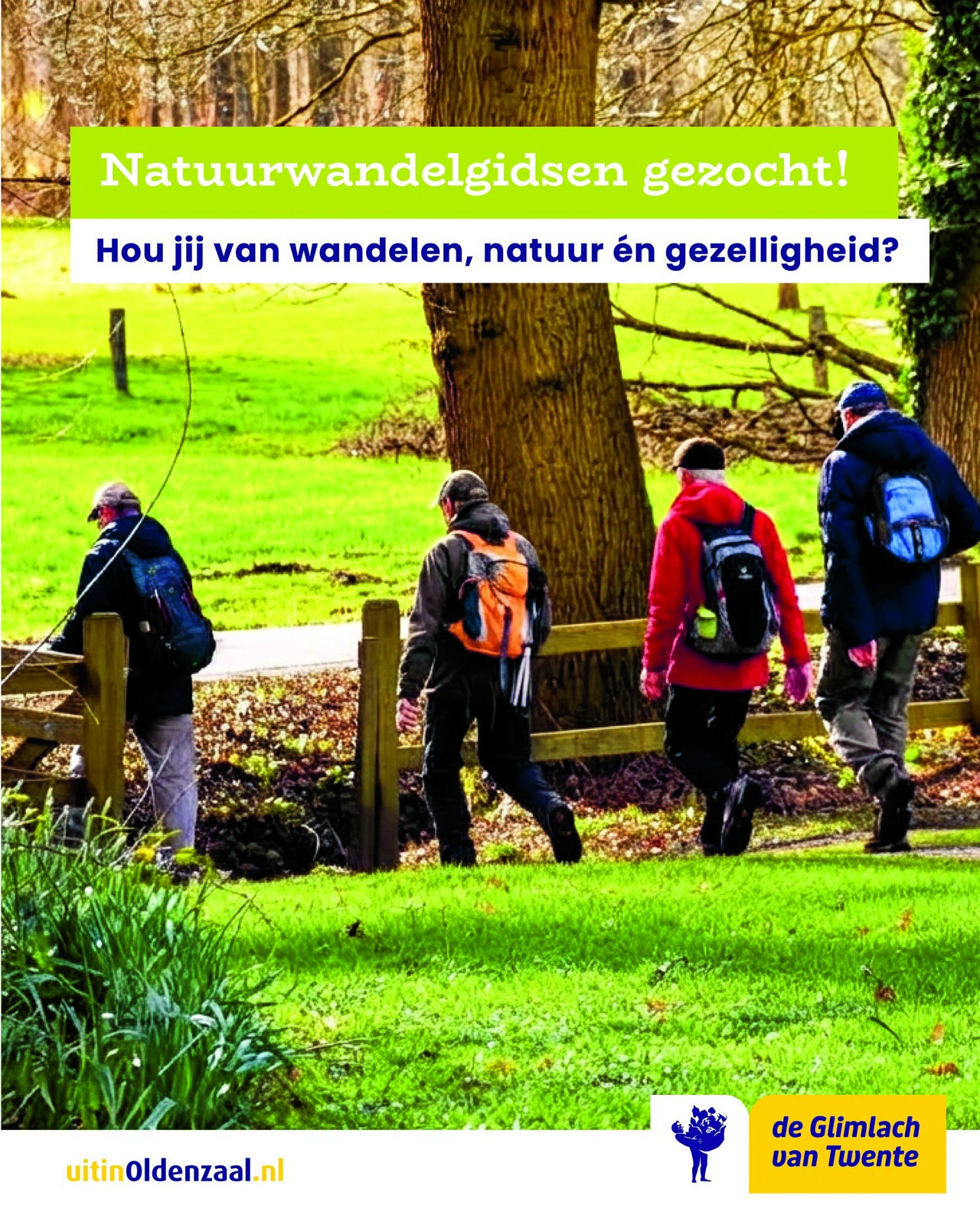 Natuurwandelgids gezocht
