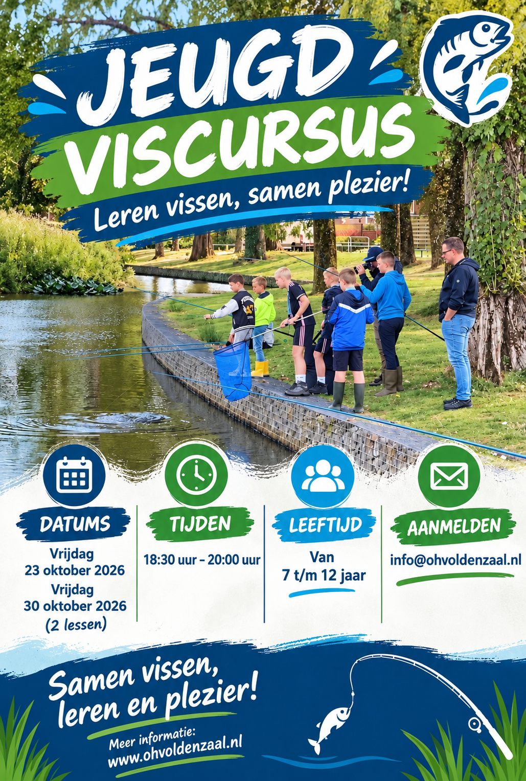 Flyer Jeugdvis cursus 